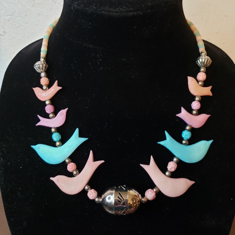 Vintage Native American Zuni Necklace - Picture 6 of 6